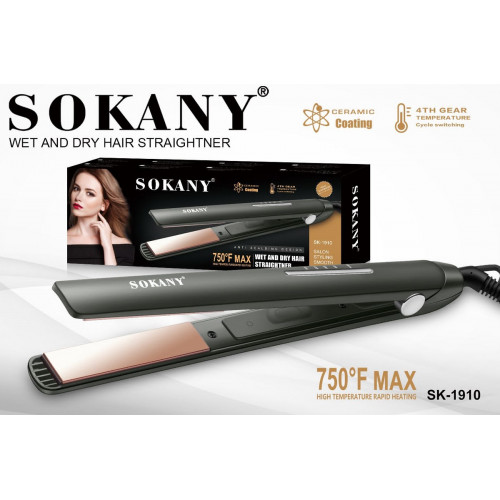 выпрямитель для волос SOKANY SK-1910