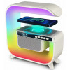 лампа+ночник RGB+колонка+часы+зарядная станция G3