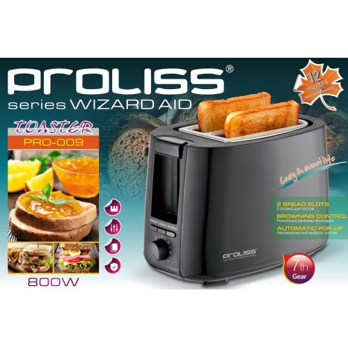 тостер PROLISS PRO-009 800W