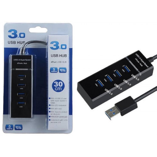переходник+4 USB HUB H-4
