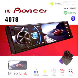 автомагнитола 4,1 дюйм MP5+Bluetooth+USB+AUX+Радио Pioneer 4078