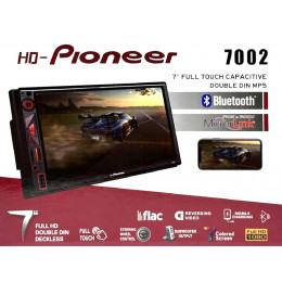 автомагнитола 7″дюйм+сенсорный экран+MP5+Bluetooth+USB+AUX+радио Pioneer 7002