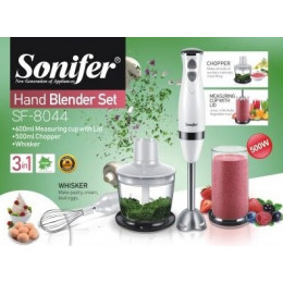 миксер измельчитель с насадками Sonifer, мощность 500w SF-8044