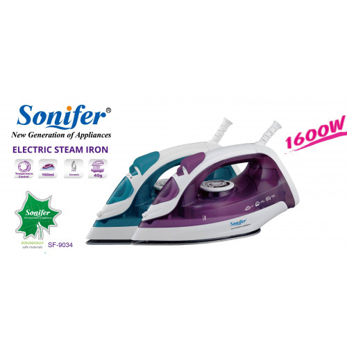 электричсекий утюг Sonifer, мощность 1600w SF-9034