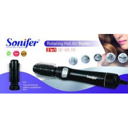 фен-расческа для укладкт волос Sonifer 2в1, 1000w SF-9516