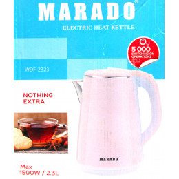 электрочайник Marado, объем 2.3л, мощность 1500w WDF-2323 