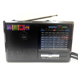 радиоприемник HAIRUN+USB+SD+фонарик+аккумулятор BL-5C RX-323