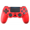 джойстик беспроводной PS4  красный