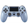 джойстик беспроводной PS4  синий титан