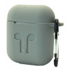 чехлы для наушники AirPods (серый)