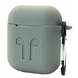 чехлы для наушники AirPods (серый)