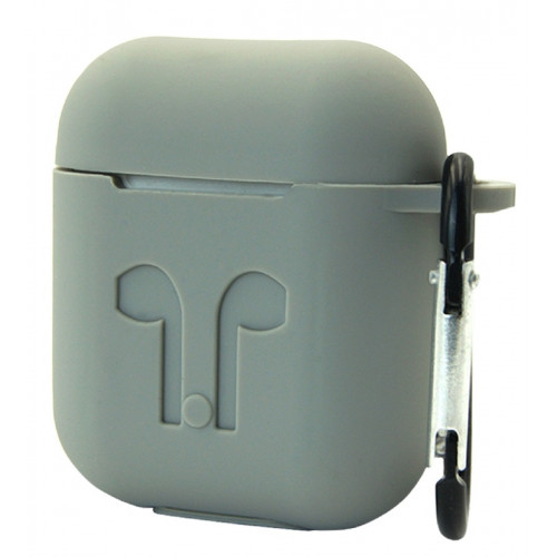 чехлы для наушники AirPods (серый)