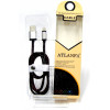 кабель для Iphone 5 6 металлический (кожа змеи) ATLANFA AT-5020