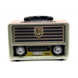 радиоприемник Ретро Meier M-U113BT Bluetooth USB SD аккумулятор