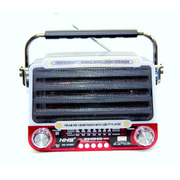 радиоприемник Ретро NNS NS-1379BT светомузыка Bluetooth USB аккумулятор
