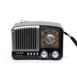 радиоприемник Ретро NNS NS-1381BT+Bluetooth+USB+SD+аккумулятор